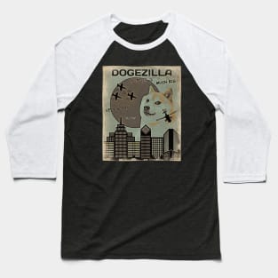 Dogezilla (Vintage) Baseball T-Shirt